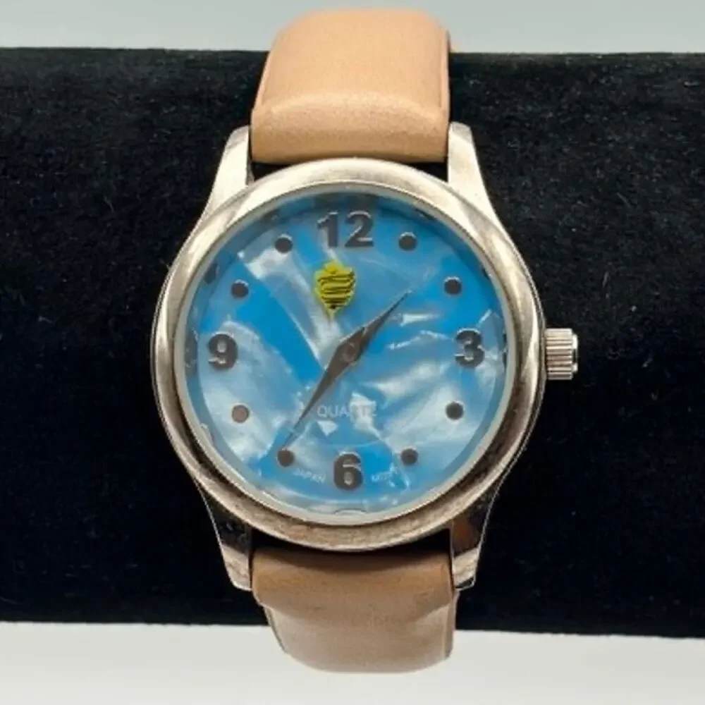 Silver & Blue Fish Watch